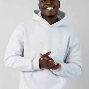 Comfrt Signature light Heathe Gray Hoodie - Unisex XS